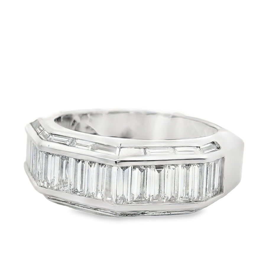 18kt White Gold Natural Diamond Channel Ring (2.02ct)