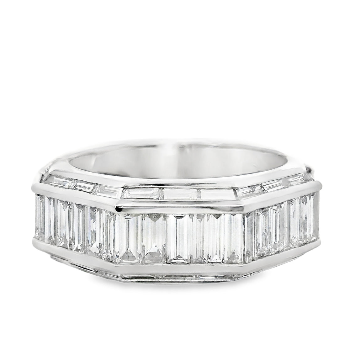 18kt White Gold Natural Diamond Channel Ring (2.02ct)