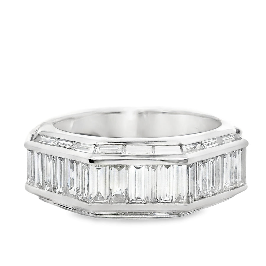 18kt White Gold Natural Diamond Channel Ring (2.02ct)