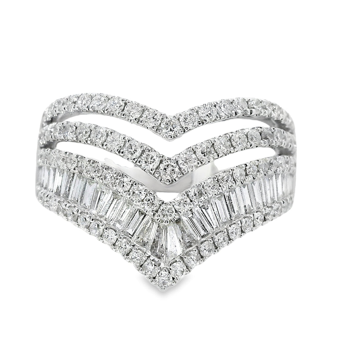 18kt White Gold Natural Diamond Ring (1.11ct)