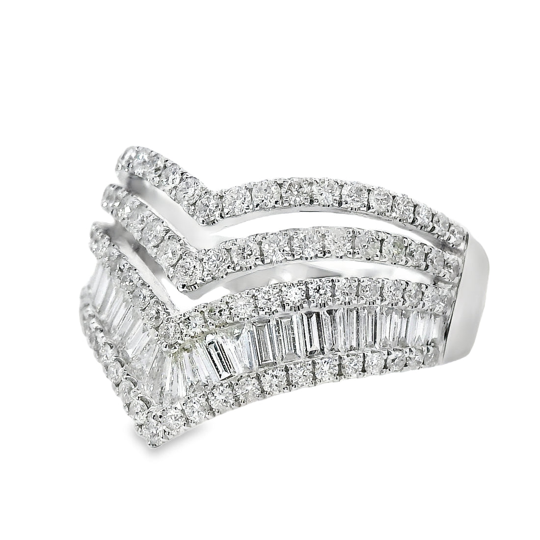 18kt White Gold Natural Diamond Ring (1.11ct)