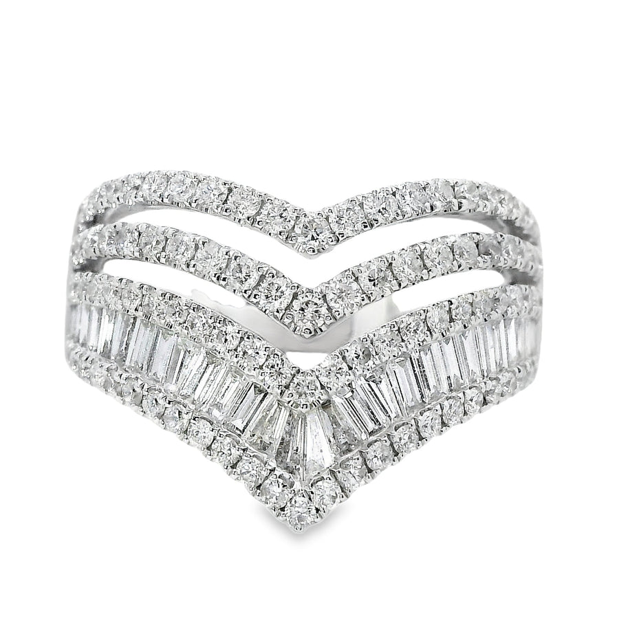 18kt White Gold Natural Diamond Ring (1.11ct)