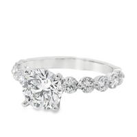 18kt White Gold Lab-Grown Round Diamond Engagement Ring (2.23ct)