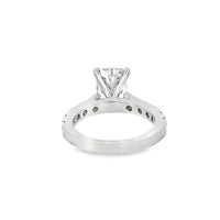 18kt White Gold Lab-Grown Radiant Diamond Engagement Ring (3.29ct)