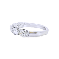 Diamond Wedding Bands  -  Women