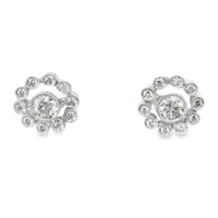 18kt White Gold Natural Diamond Earrings (0.5ct)