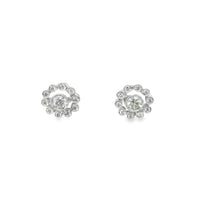 18kt White Gold Natural Diamond Earrings (0.5ct)