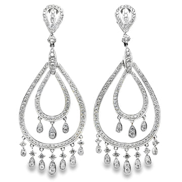 18kt Yellow Gold Natural Diamonds Drop Earrings (2.15ct)