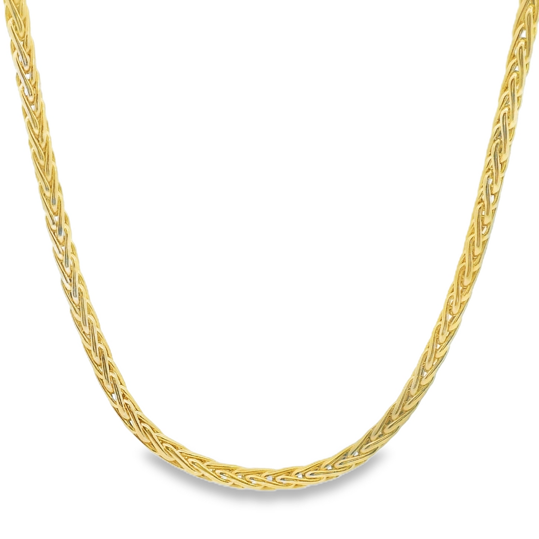 14kt Yellow Gold 18" Italian Made Wheat Chain (4.8g)