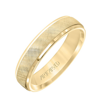 Artcarved 14kt Yellow Gold 5mm Ring