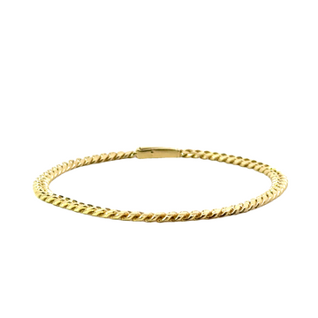 14K Yellow Gold 7" 4.2mm Curb Style Bracelet (11.38g)