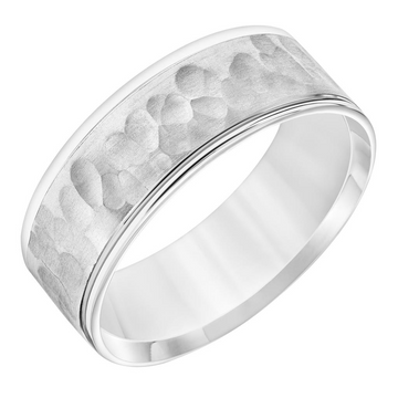 Goldman 14kt White Gold 7.5mm Ring