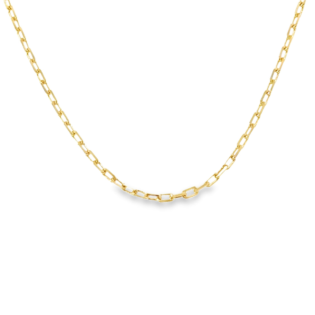 18K Yellow Gold 20" 1.1mm Cable Chain (2.16g)