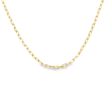 18K Yellow Gold 20" 1.1mm Cable Chain (2.16g)