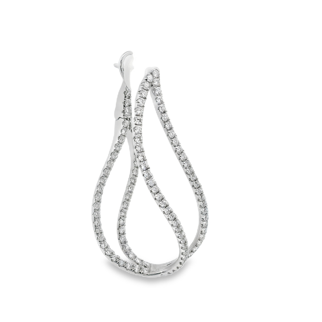 18kt Gold Natural Diamonds Earrings (2.19ct)