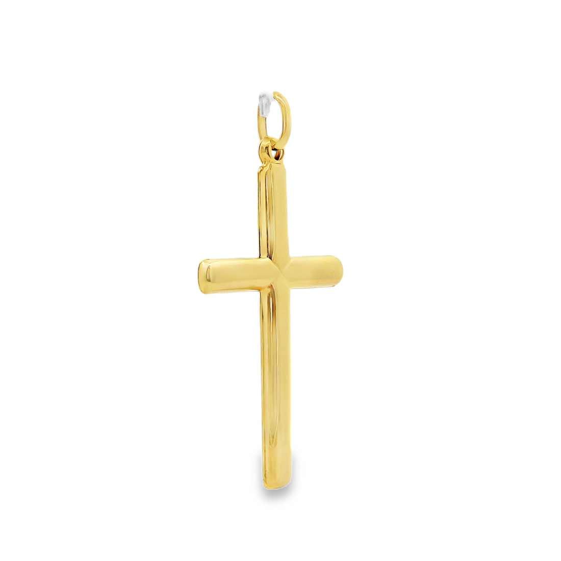 14kt Yellow Gold Italian Made Cross Pendant (1.9g)