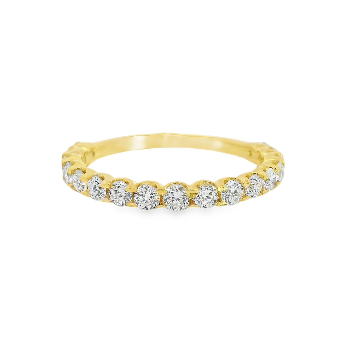 14kt Yellow Gold Lab-Grown Round Diamond Wedding Ring (.85ct)