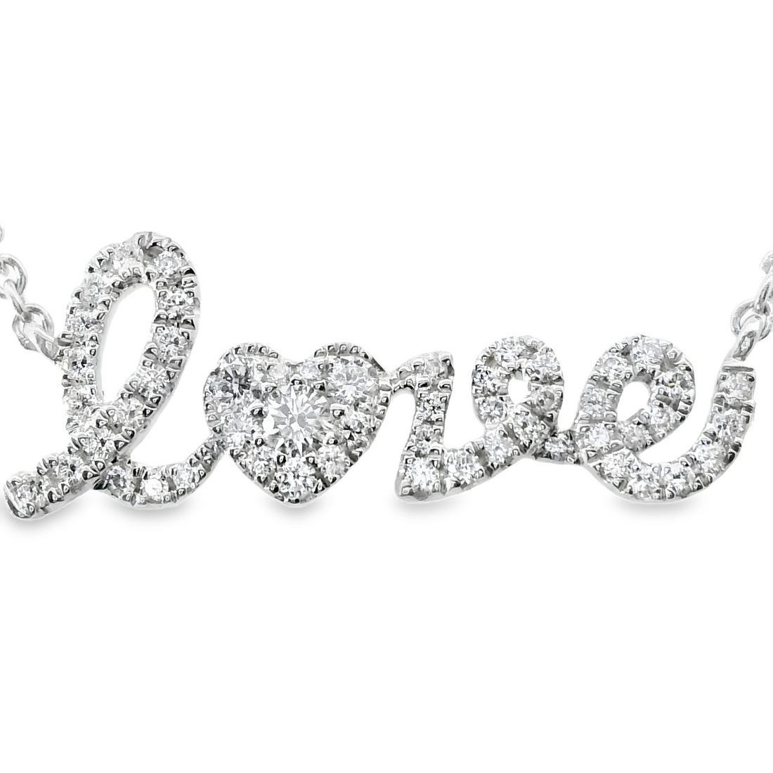 18kt White Gold Natural Diamond Pendant (0.27ct)