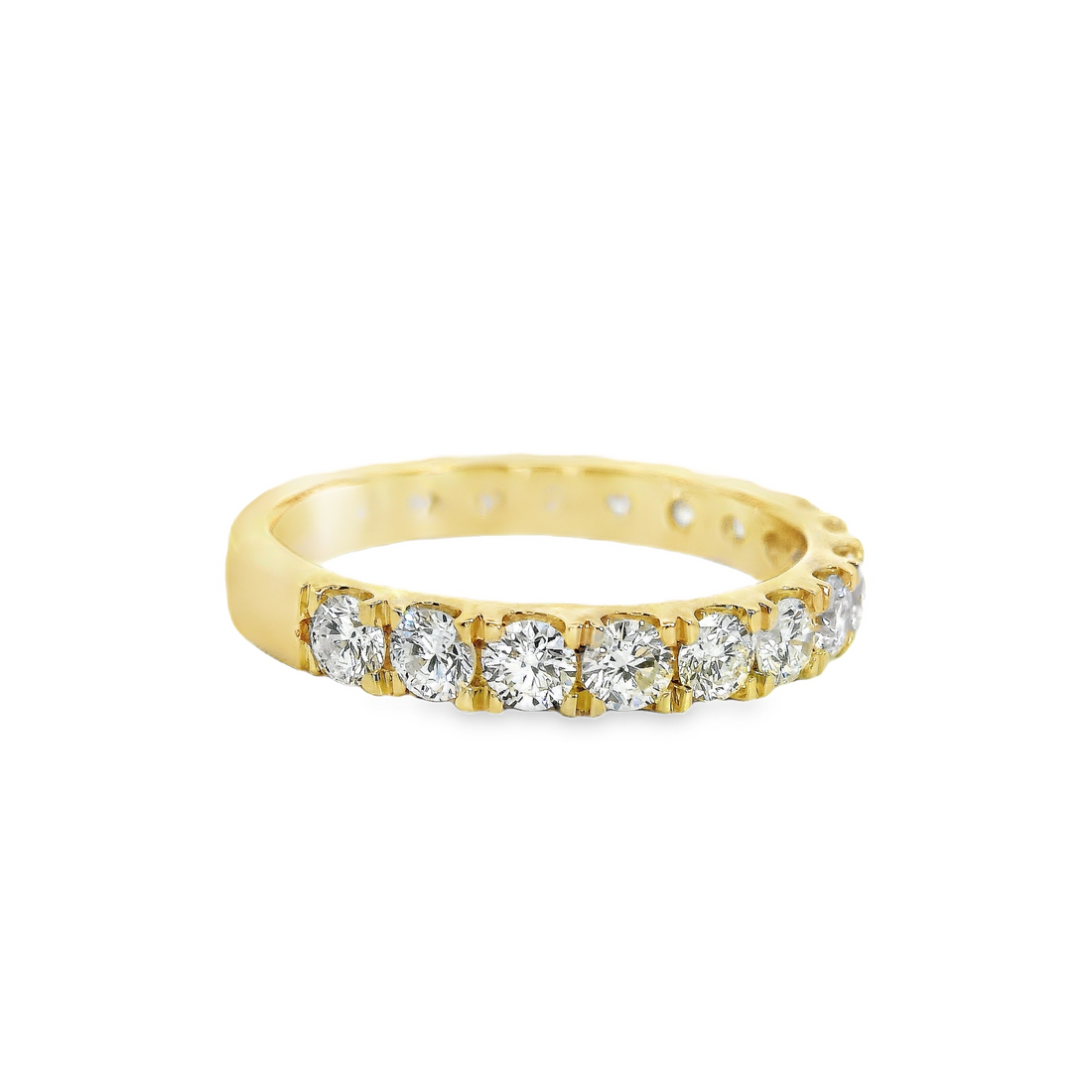 14kt Yellow Gold Lab-Grown Round Diamond Wedding Ring (1.36ct)