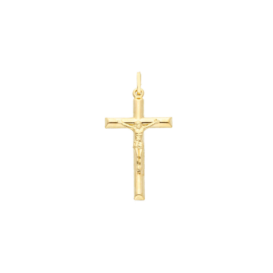 14K Yellow Gold Italian Made Crucifix (1.9g)