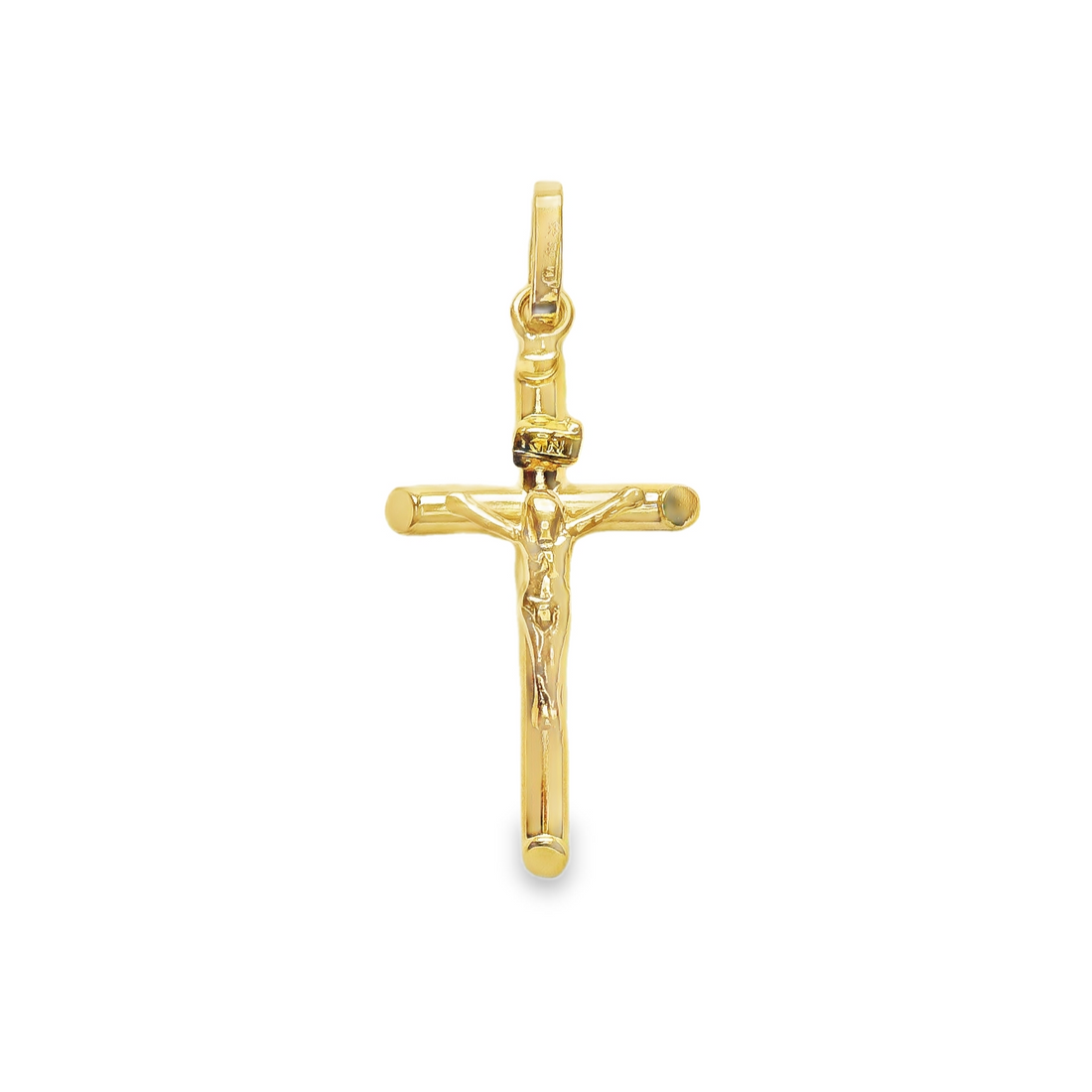 18kt Yellow Gold Italian Made Crucifix Charm (2.17g)