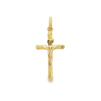 18kt Yellow Gold Italian Made Crucifix Charm (2.17g)