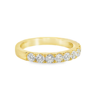 18kt White Gold Natural Round Diamond Prong Set Ring (1.27ct)