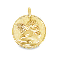 18kt Yellow Gold Italian Made Cherub Charm (2.75g)