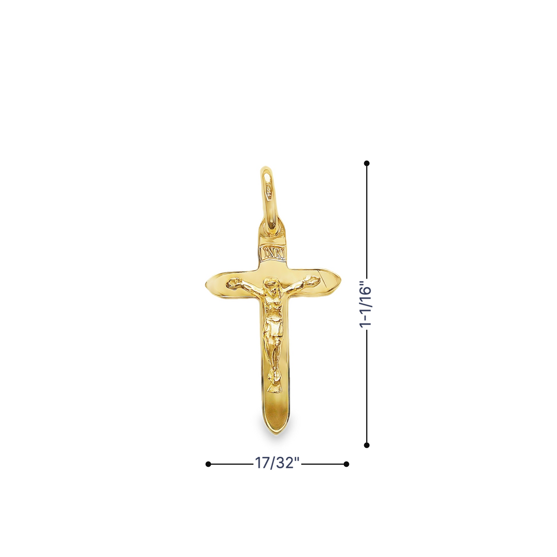 18kt Yellow Gold Cross Pendant