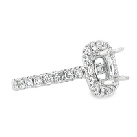 18K White Gold Diamond Semi-Mount Ring (1.60ct)