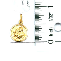 18kt Yellow Gold 13mm Italian Made St. Anthony Medal (2.06g)