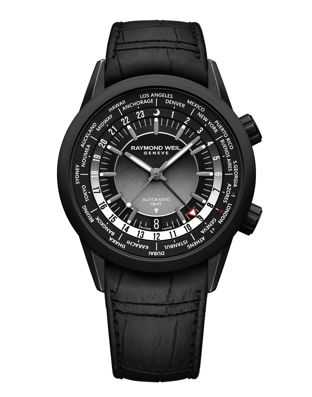 Raymond Weil Freelancer GMT Worldtimer 41mm 2765-BKC-20001