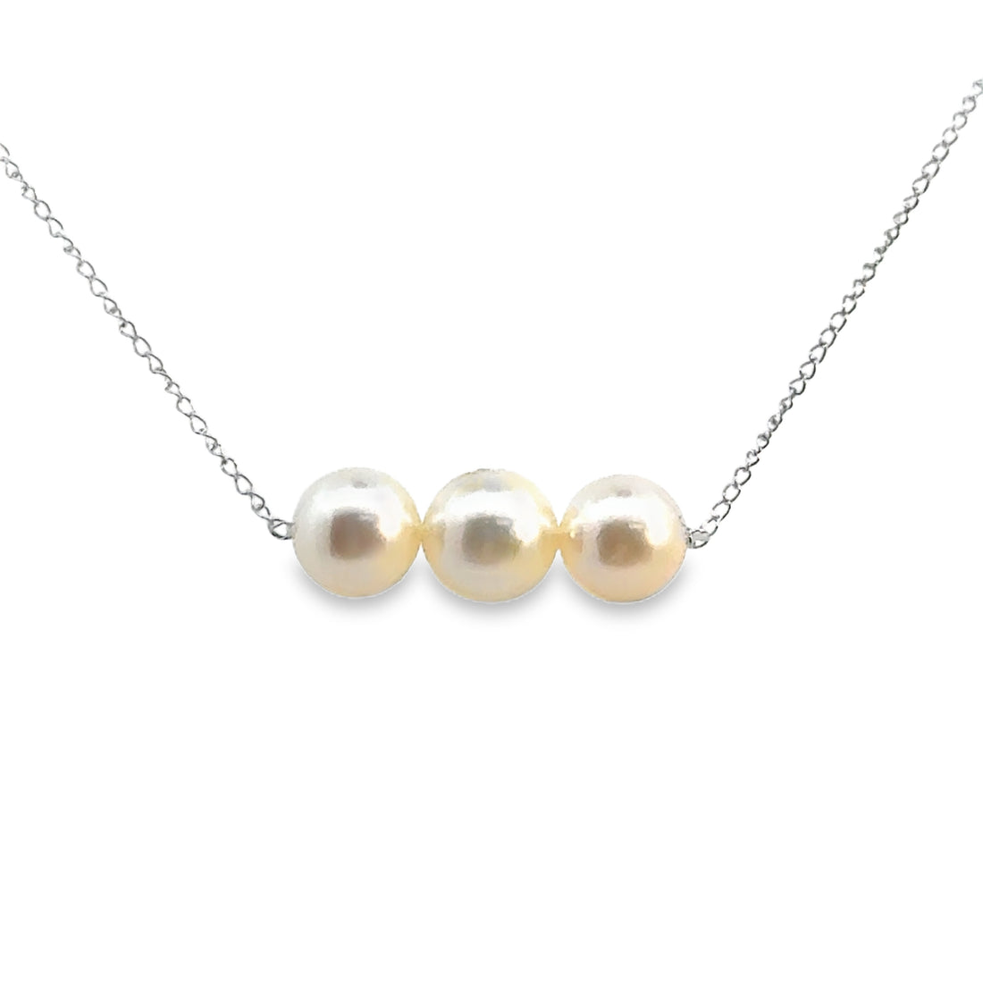 14kt White Gold Add-A-Pearl Necklace