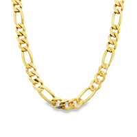 14kt Yellow Gold ESTATE 5.2mm Figaro Bracelet (9.6g)