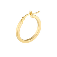 14kt Yellow Gold Medium Hoop Earrings