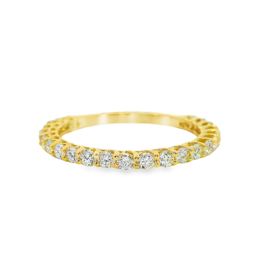 14kt Yellow Gold Lab-Grown Round Diamond Wedding Ring (0.69ct)