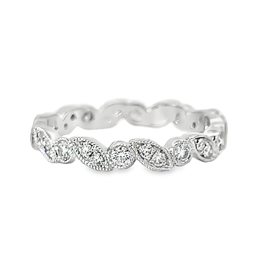 18kt White Gold Diamond Eternity Ring (0.51ct)