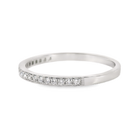 Diamond Wedding Bands  -  Women