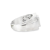 18kt White Gold Gent's Natural Diamonds Ring (0.83ct)