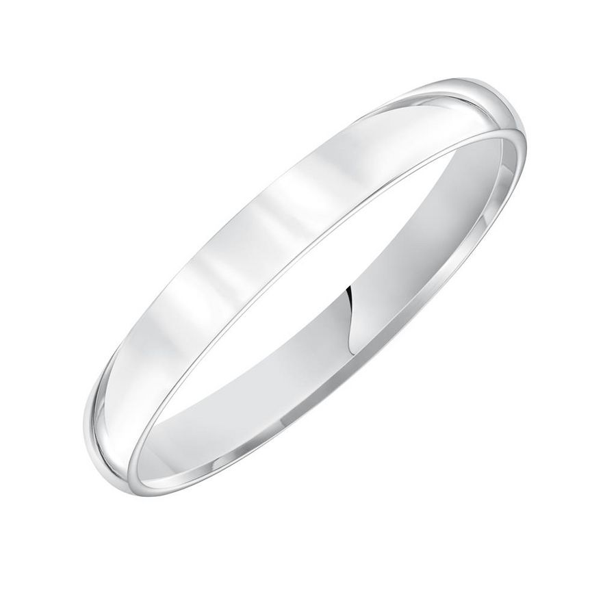 Platinum 3.0mm Polished Wedding Band (5.0g)