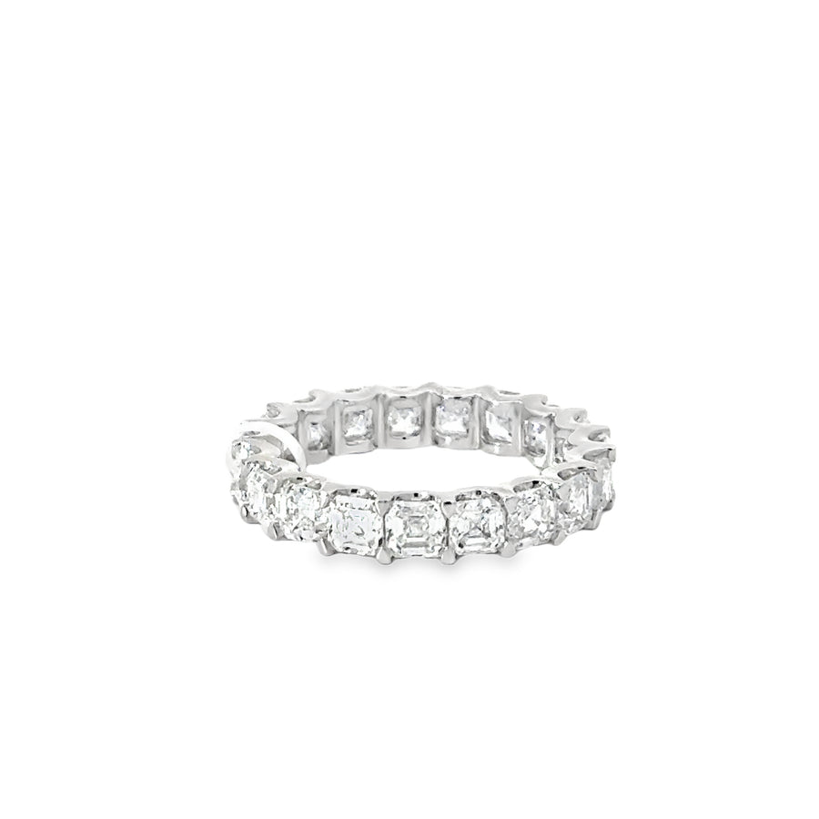 18kt White Gold Diamond Eternity Wedding Ring (3.87ct)