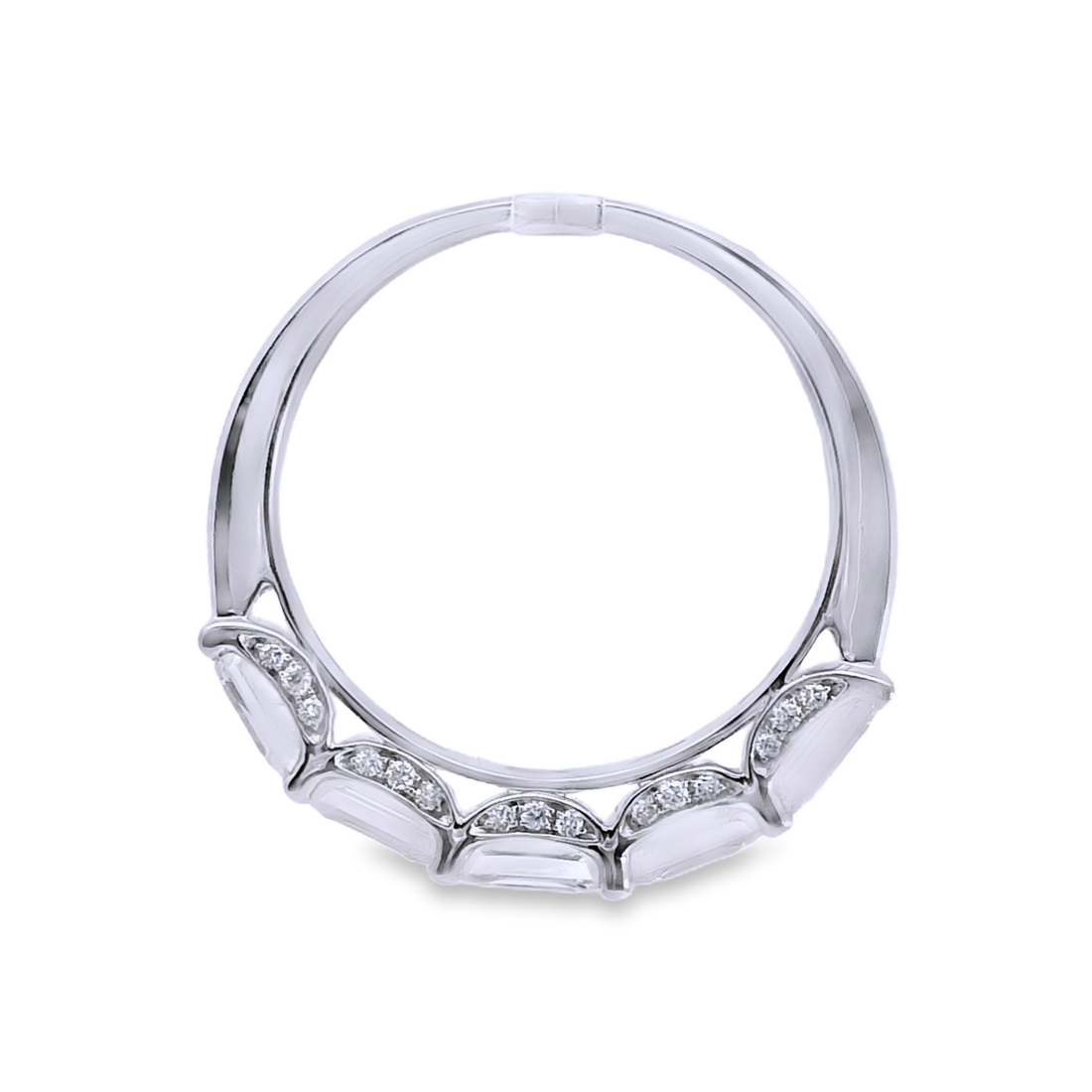 Diamond Wedding Bands  -  Women