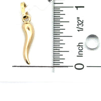 18kt Yellow Gold Horn Pendant