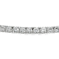 14kt White Gold 7" Lab-Grown Round Diamond Tennis Bracelet (3.00ct)