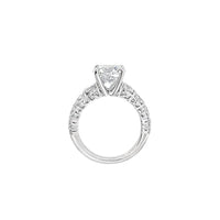 18K White Gold Lab-Grown Round Diamond Engagement Ring (3.00ct)