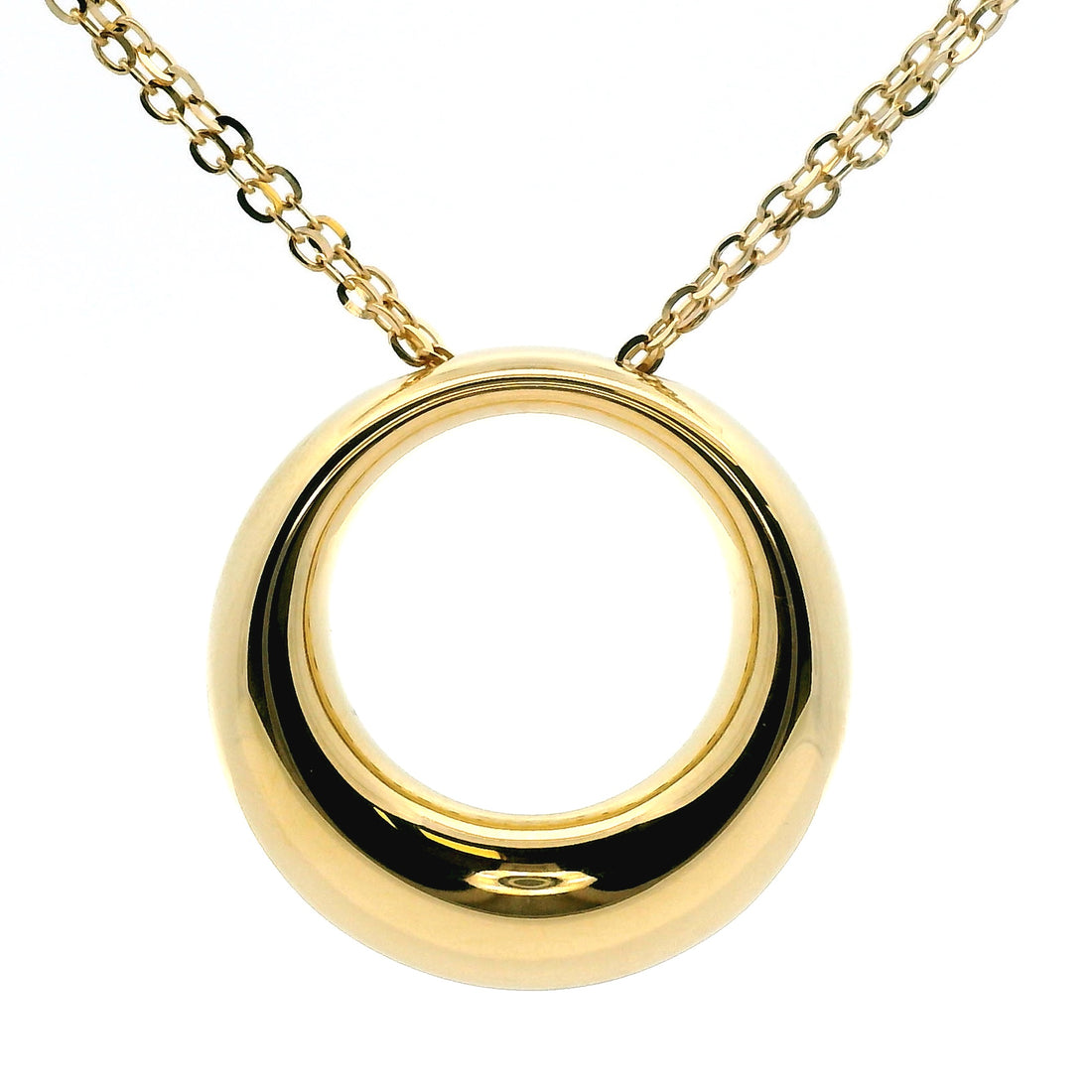 18kt Yellow Gold Italian Made Fashion Necklace (9.8g)