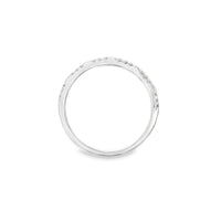 18kt White Gold Diamond Geometric Wedding Ring (0.37ct)