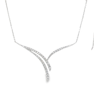 18K White Gold Diamond Pendant (1.38ct)