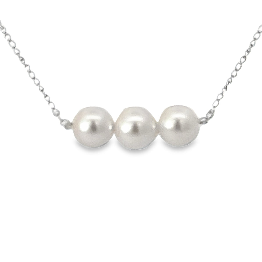 14kt White Add-A-Pearl Necklace