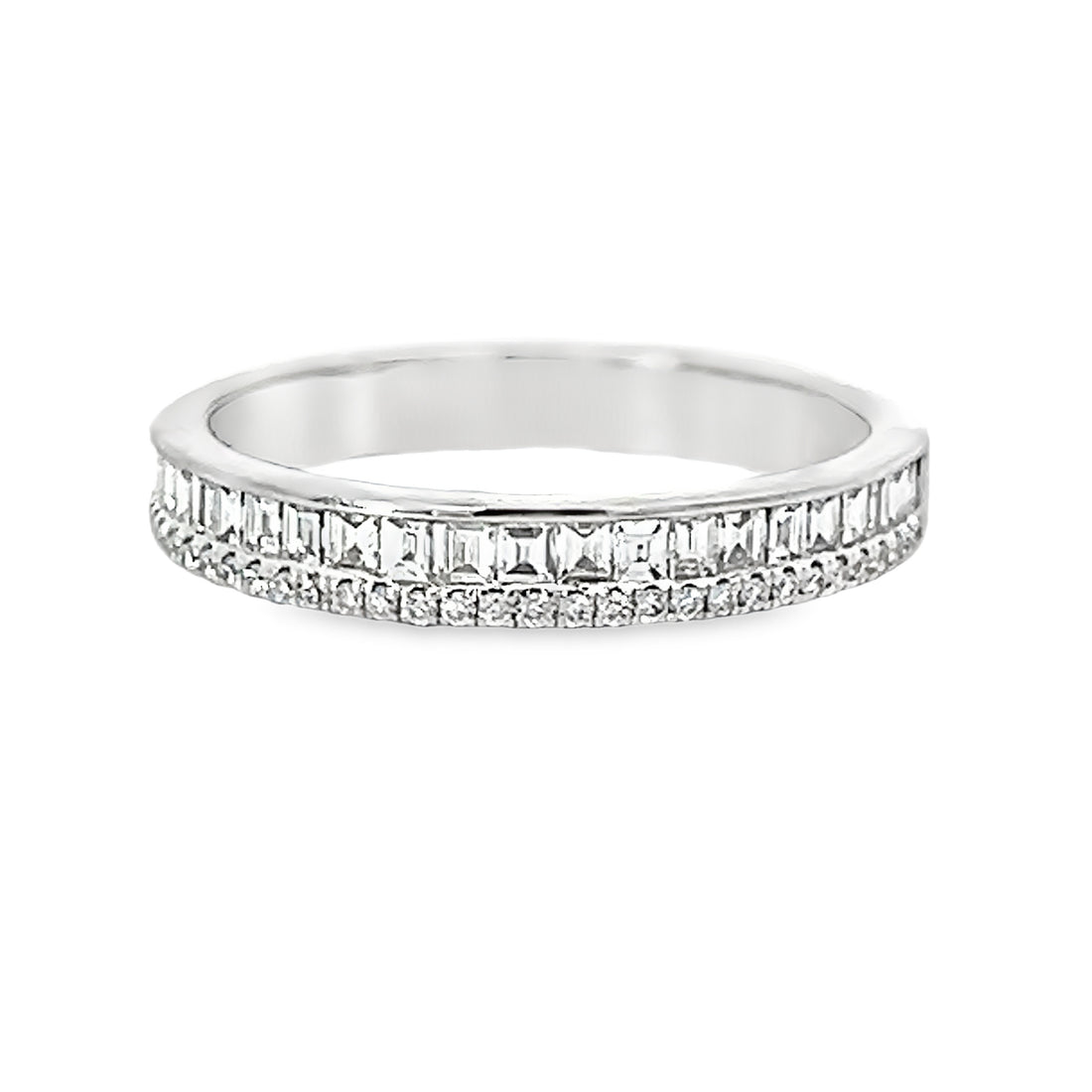 18kt White Gold Diamond Channel Set Ring (0.44ct)